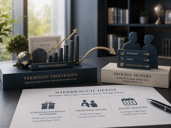 Nießbrauch-Depot: Vermögen übertragen, Steuern sparen und Erträge sichern